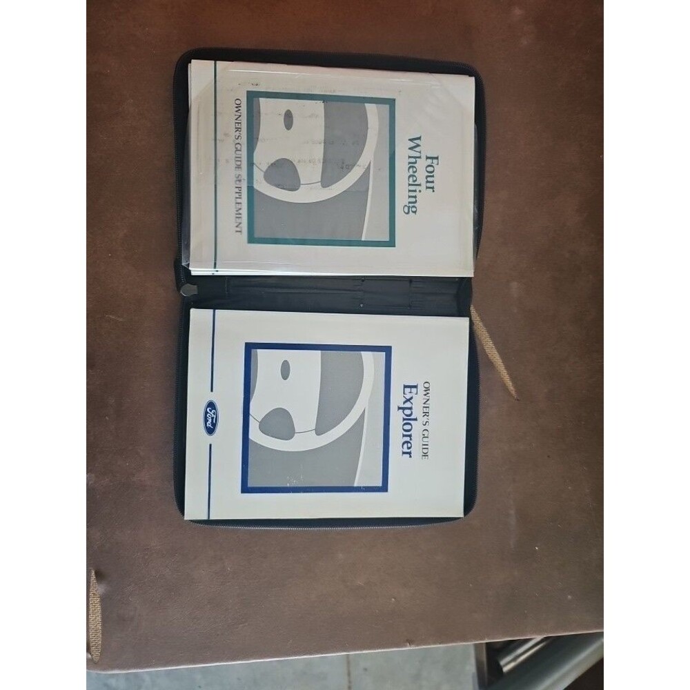Ford Explorer SUV 97 1997 Ford Owners Owner's Manual with Zip Case
